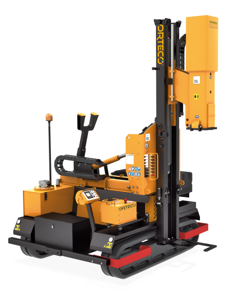 Pile Drivers For Safety Barrier Installations Orteco